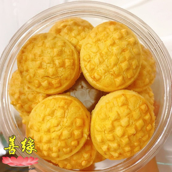 Image Durian Cookies C100善缘 - 榴莲曲奇 300grams