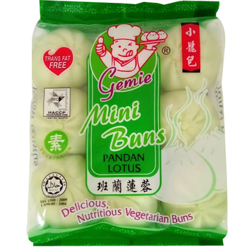 Image Mini Pandan Buns 小龙 - 班兰包 (9 pieces) 270grams