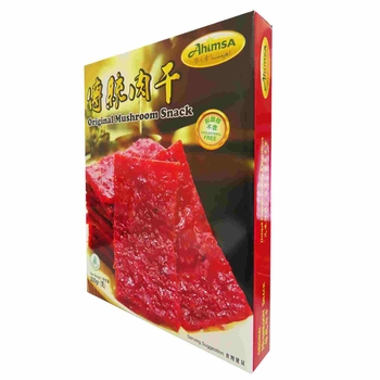 Image Ahimsa Original Mushroom Snack 麦之素 - 传统肉干(原味) 200grams