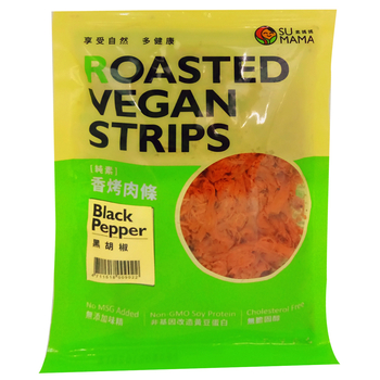 Image Roasted Vegan Strips 素妈妈 - 香烤肉條 (黑胡椒) 100grams