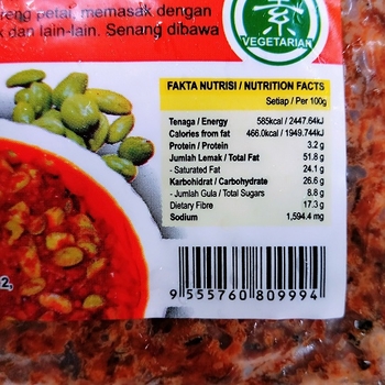 Image Sambal udang Vegetarian hae bee Hiam Chili 古早味 -素食香辣虾米 160grams