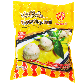 Image Colourful Fishball Super Veg. Ball 全家福-七彩鱼丸(小) 220grams