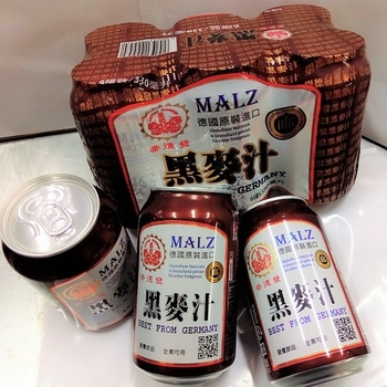 Image MALZ Drink Can 崇德发 - 天然黑麦汁 (铁罐)（箱） 7920grams