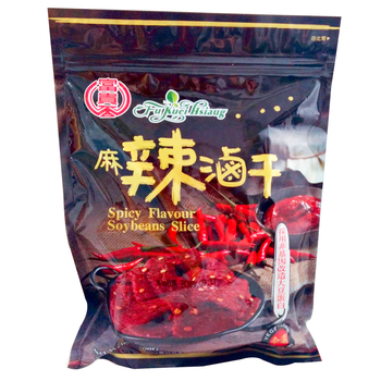 Image Mala Spicy Flavour Soybean Slice 富贵香 - 麻辣滷干 300grams