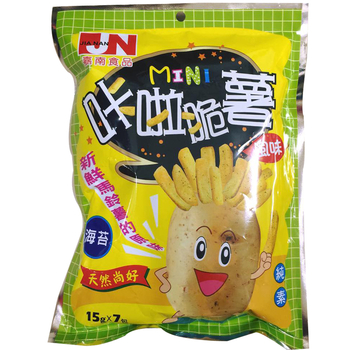 Image Mini Fries Seaweed 嘉南 - 咔啦脆薯海苔 (7pkt) 105grams