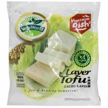 Image Layer Tofu Vegeworld 三阳 - 千页豆腐 400grams