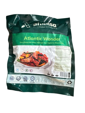 Image Ahimsa Atlantic Wonder 麦之素 - 金带鱼片(小) 300grams