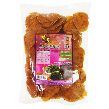 Image KY Original Seaweed Crackers 昆益 - 天然紫菜生片 300grams+-