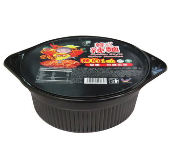 Image Teck Yuan Korean Style Spicy Noodles 德缘 - 全素韩式辣面 (黑碗) 140grams