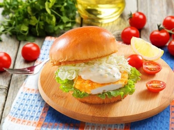 Image Vege Prawn Cake Patty 善缘-素炸虾饼 (蛋奶素） 388grams