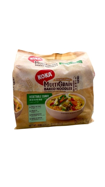 Image Koka Multi Grain Vegetable Curry Noodles 咖喱蔬菜汤面 (70g x 5pkt)