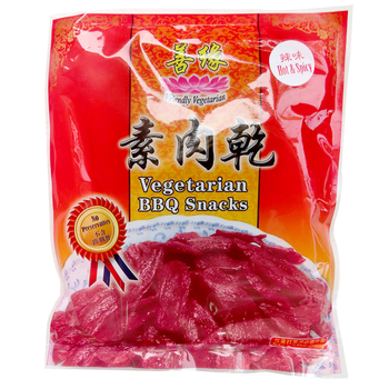 Image Friendly BBQ Snack Spicy (Big Piece) Carton 善缘-素肉干辣片 3000grams
