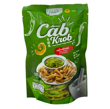 Image Plant-Based Green Chilli Cracking Crispy 青辣椒素猪皮