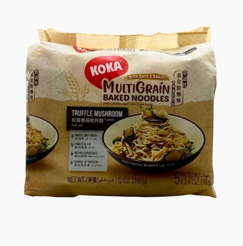 Image Oat & Barley Truffle Mushroom KOKA 燕麦和大麦松露香菇干拌面(米色) (70g x 5pkt)