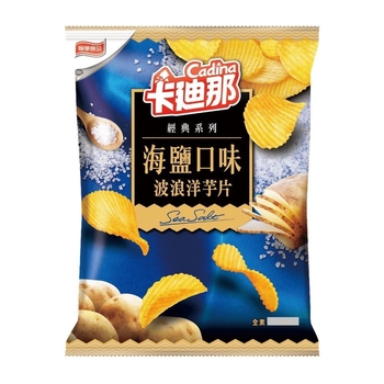 Image Cadina Sea Salt Chips 卡迪娜海盐波浪洋芋片 115g