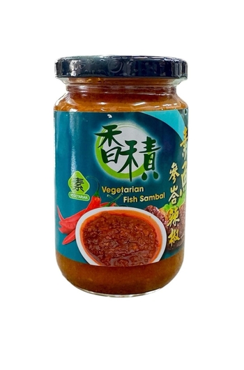 Image Xiang Ji Vegetarian Fish Sambal 香积素鱼参峇辣椒 290g