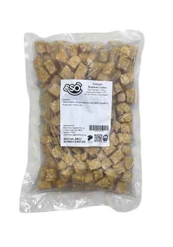 Image Tempeh Soybean Cubes &SO 天贝方块 500g (1for1)