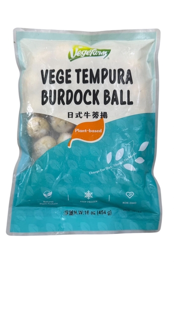 Image Vegefarm Tempura Burdock Ball 松珍日式牛蒡杨 球 454g 