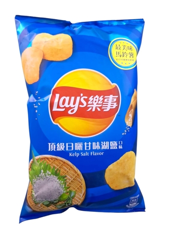 Image Lays Kelp Salt Flavor 乐事顶级日晒甘味湖盐 85g