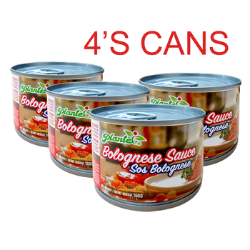 Image Bundle 4 cans Bolognese Sauce - 4 罐植物素肉酱 640grams