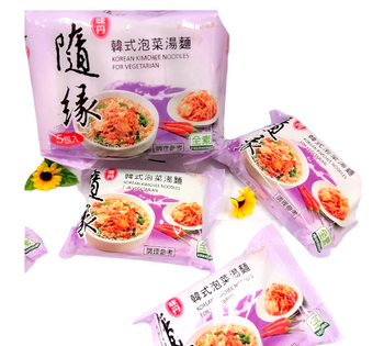 Image Kimchi Instant Noodles 随缘-韩式泡菜汤面 (75 grams x 5 packet)