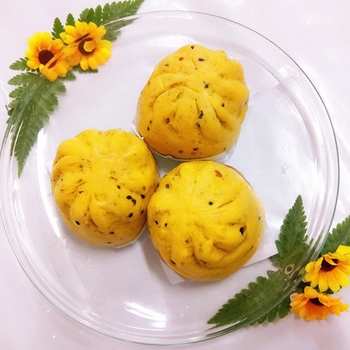 Image Kim Point Pumpkin Bun 慈心舍 - 麦香金瓜包 (6 pieces) 500grams