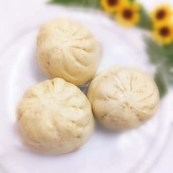 Image Kim Point Meat W Mushroom Bun Pau 慈心舍 - 香菇素肉包 (6 pieces) 360grams