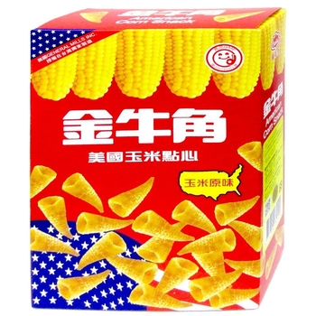 Image American Corn Snack 喜年来 - 金牛角 120grams