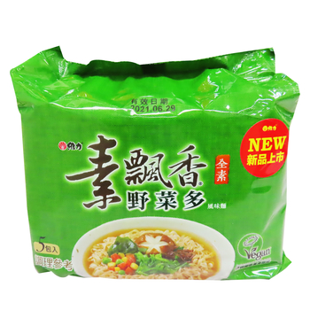 Image Vegetable Noodle 维力 - 素飘香野菜多风味面 85grams x 5pkt