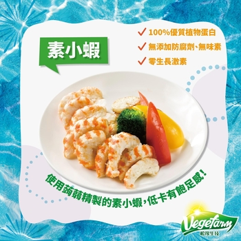 Image [BUNDLE] Vegefarm Prawn 松珍-素小虾 （奶素）454 grams X 3 包
