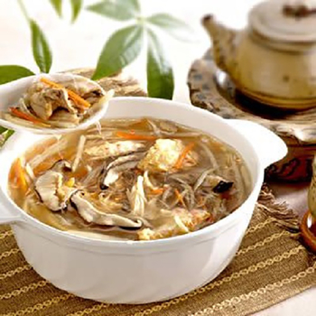 Image Vegefarm Vegan Mushroom soup Shark Fin 松珍 - 珍菇银翅羹鱼翅 560grams