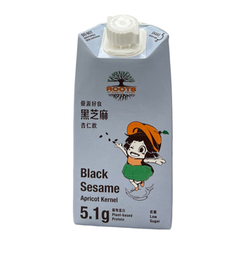 Image Black Sesame Apricot Kernel 优源好食-黑芝麻杏仁奶 300grams