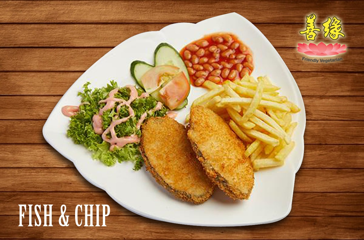 Image Vegan Fish and Chips Bundle 西式鳕鱼套餐 