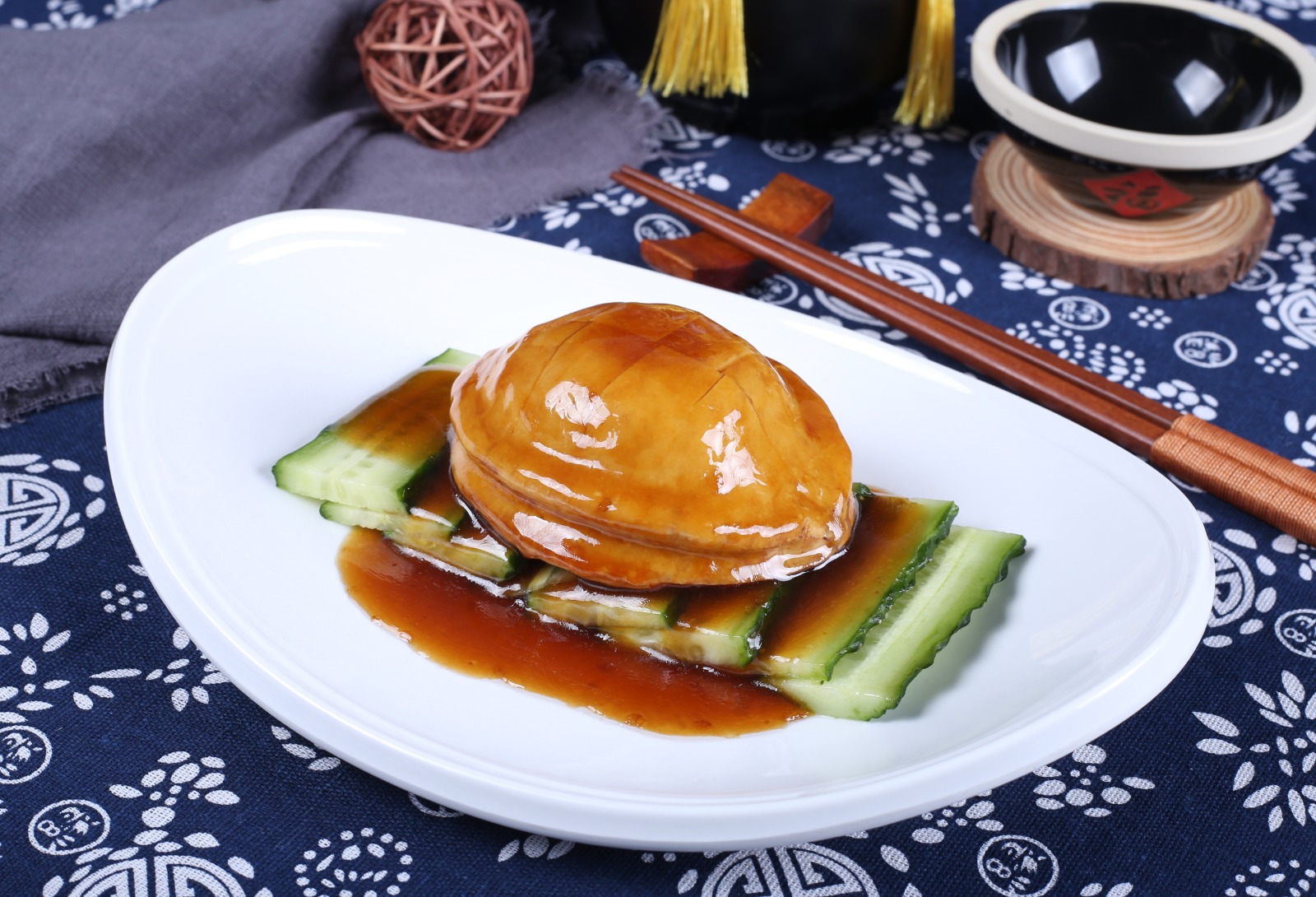 Image Qi Xiang Vegetarian Jap Abalone 素日式鲍鱼210 grams