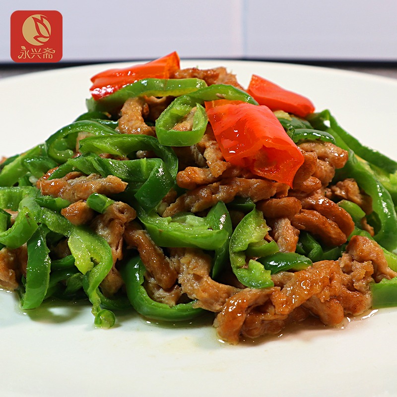 Image Vegetarian Shredded Chicken 素鸡肉丝 200 grams Qi Xiang