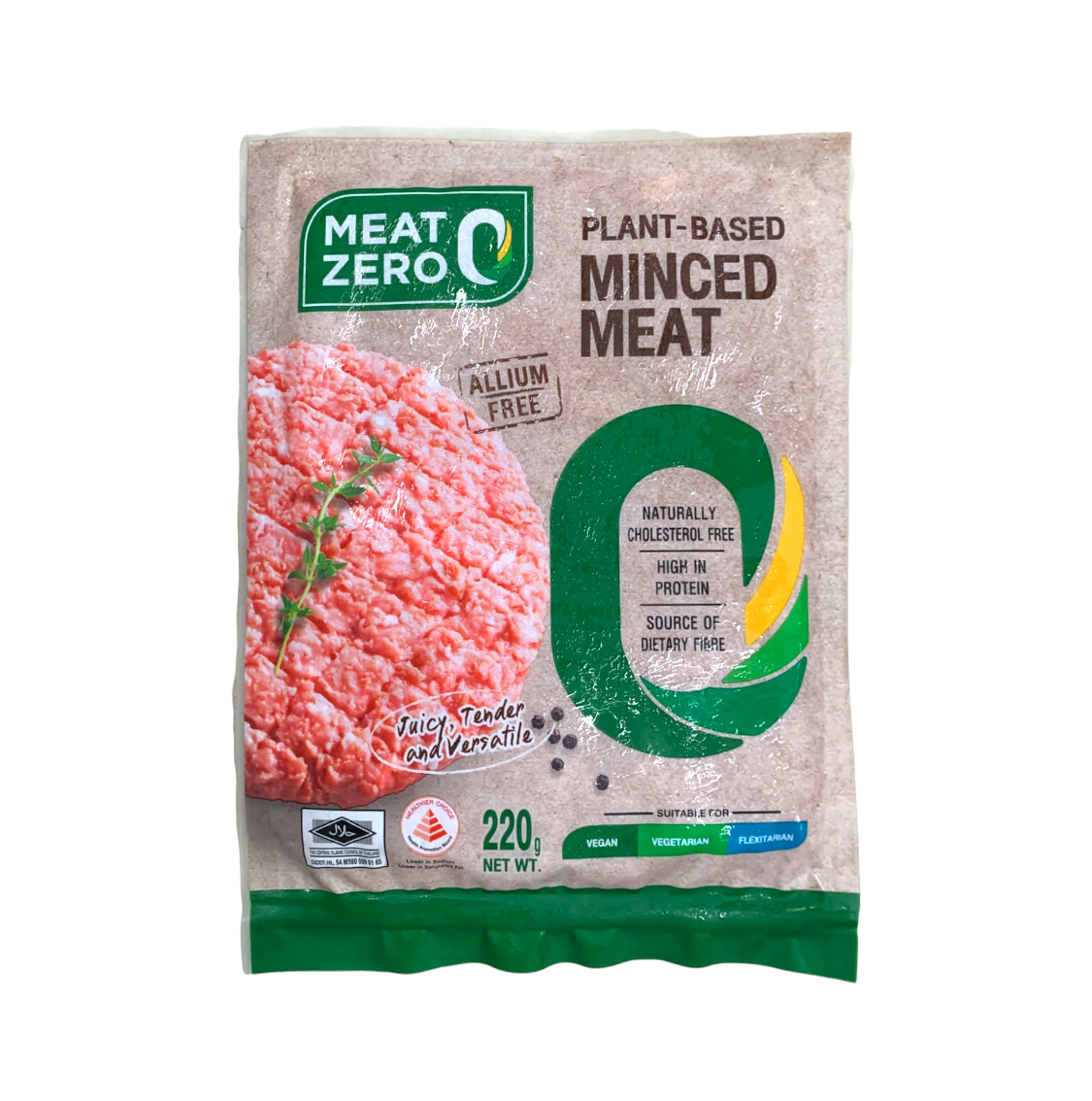 Image Plant-Based Minced Meat Zero Meat no alliums 植物碎肉 220grams -( Promo price till 31 dec 2022 or whilst stocks last)