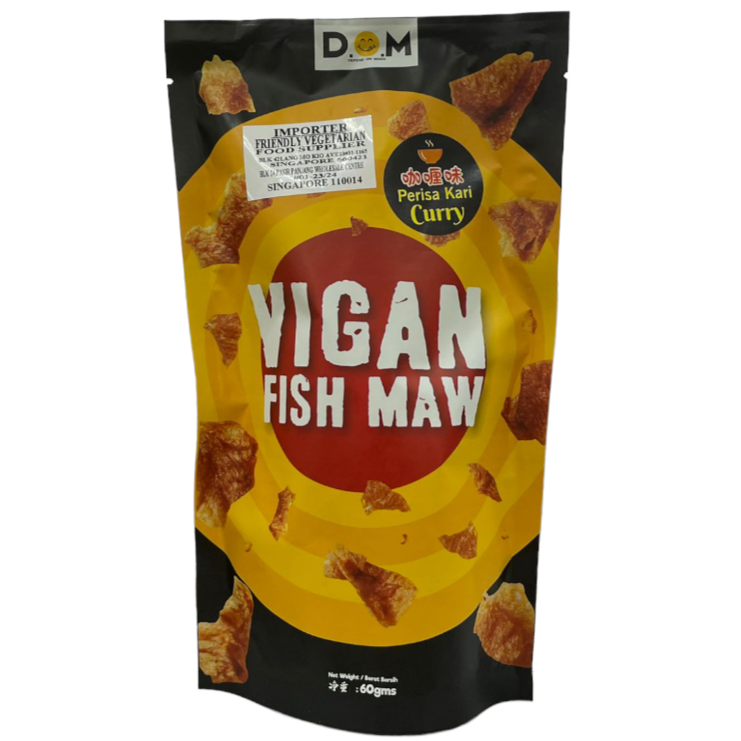 Image Vegan Curry Fish Maw 咖喱鱼鳔 60grams